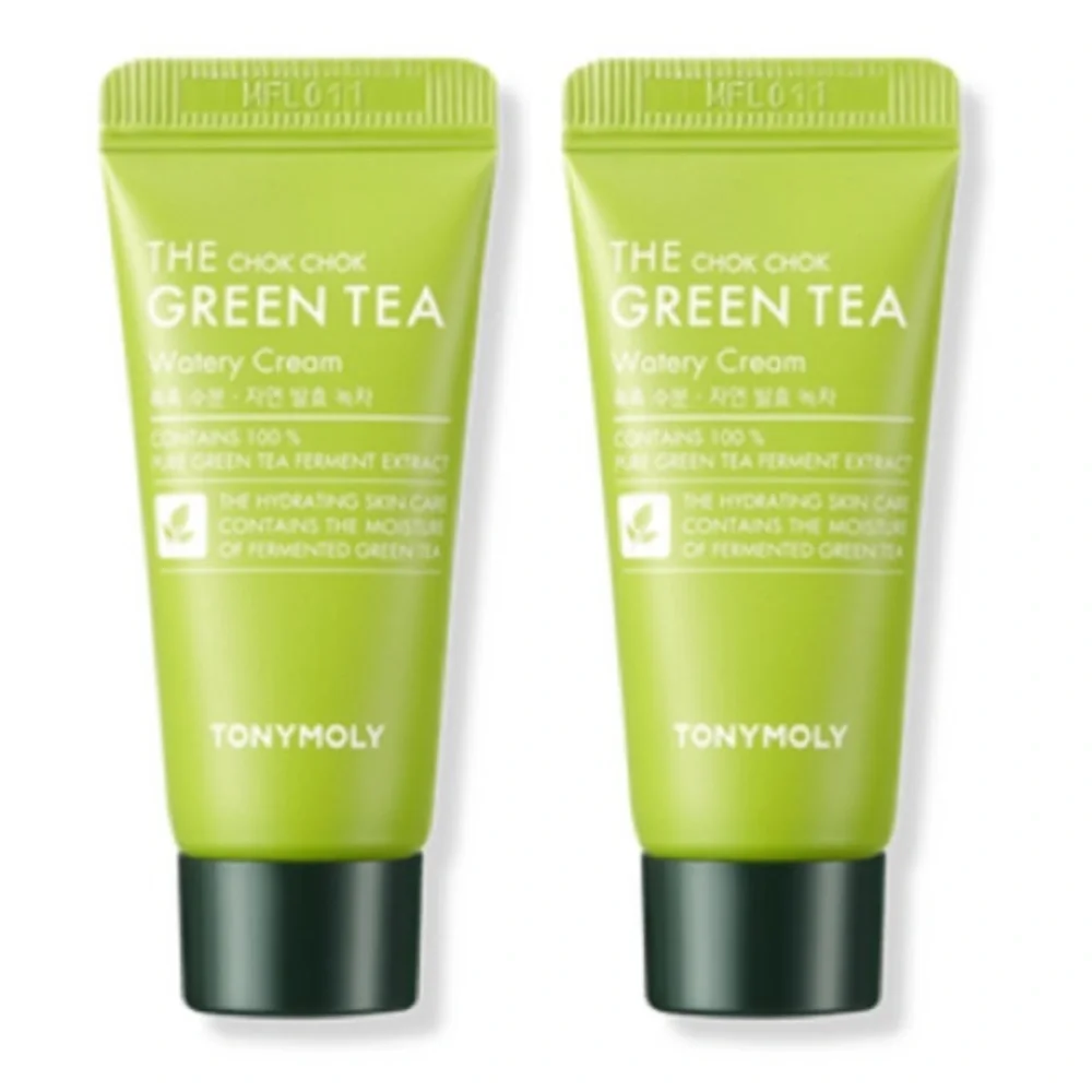 $9❤️‍🔥 LAST 1! TONYMOLY The Chok Chok Green Tea Watery Cream 2PK NEW Moisturizer